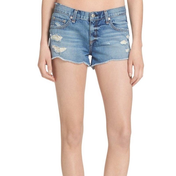 Rag & Bone Cut Off denim Shorts - Picture 7 of 12